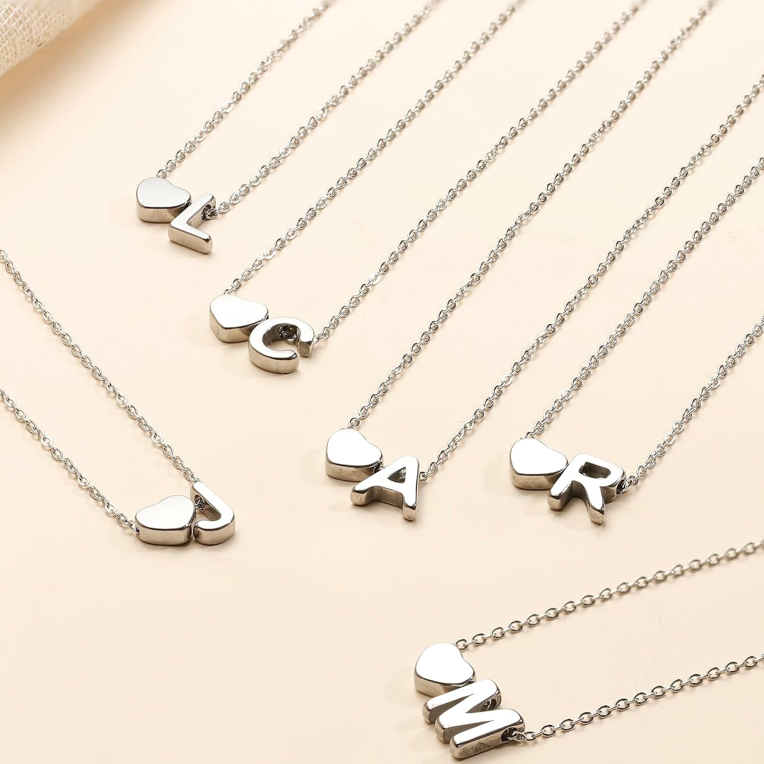 Colar My Essence – Inicial & Coração em Aço Inoxidável